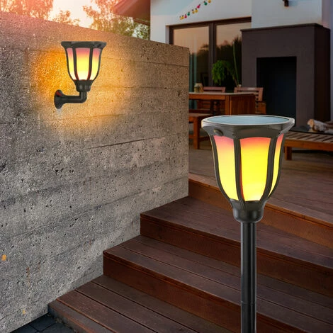 Solar Fackel 2er-Set Flammeneffekt Gartenfackel Solarlampe Garten esotec 102495 Solar Fackel 2er-Set Flammeneffekt Gartenfackel Solarlampe Garten Esotec 102495 -ESOTEC Shop 11608675 1