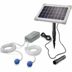 Solar Teichbelüfter 5W 200 L/h Pumpe Teichbelüftung Sauerstoff Esotec 101844