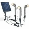 Solarspot PowerTrio 5 Watt Solarstrahler LED Solarleuchte Garten Esotec 102705