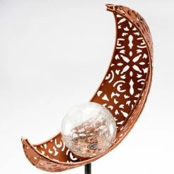 Solar Gartenstecker Mond Warmweiße LED Gartendeko Solarleuchte Esotec 102372 3 Solar Gartenstecker Mond Warmweiße LED Gartendeko Solarleuchte Esotec 102372 -ESOTEC Shop 20089580 4