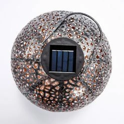 ESOTEC Metall Solarkugel 2er-Set Antik 20 Und 30cm Ornament Garten Deko Solarleuchte 3 ESOTEC Metall Solarkugel 2er-Set Antik 20 Und 30cm Ornament Garten Deko Solarleuchte -ESOTEC Shop 20155029 4