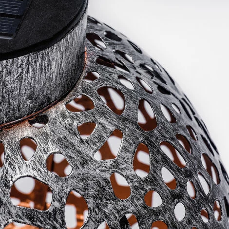 ESOTEC Metall Solarkugel 2er-Set Antik 20 und 30cm Ornament Garten Deko Solarleuchte ESOTEC Metall Solarkugel 2er-Set Antik 20 Und 30cm Ornament Garten Deko Solarleuchte -ESOTEC Shop 20155029 5