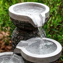 Solar Gartenbrunnen + Akku Springbrunnen Wasserspiel Solarbrunnen Esotec 101314 -ESOTEC Shop 20415559 3