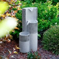 ESOTEC Gartenbrunnen Springbrunnen Kaskaden Zierbrunnen Deko Zimmerbrunnen 230V 101454