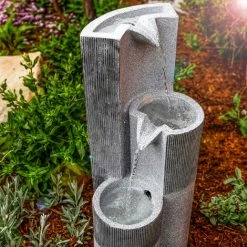 ESOTEC Gartenbrunnen Springbrunnen Kaskaden Zierbrunnen Deko Zimmerbrunnen 230V 101454 -ESOTEC Shop 20617628 4