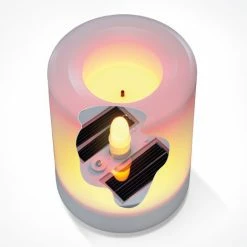 Solar Kerze 100x100mm LED Solarleuchte Garten Deko Kerzenleuchte Esotec 102233 -ESOTEC Shop 23532728 3