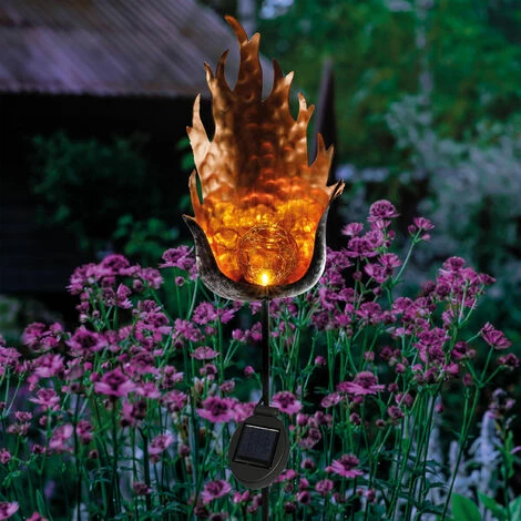 Solar Gartenstecker Flamme warmweiße LED Gartendeko Solarleuchte esotec 102381 Solar Gartenstecker Flamme Warmweiße LED Gartendeko Solarleuchte Esotec 102381 -ESOTEC Shop 25559997 1