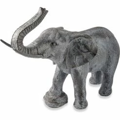 Wasserspeier Figur Elefant Wassergarten Dekoration Teichfigur Esotec 100734