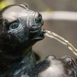 Wasserspeier Seehundpaar + Solar Teichpumpe 5 Watt Wasserspiel Esotec 101656 -ESOTEC Shop 31917578 4