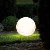 Solar Leuchtkugel 50 Cm Mit 16 Lichtfarben Solarleuchte Garten, Esotec 102893