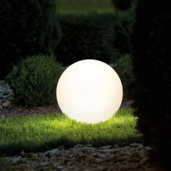 Solar Leuchtkugel 50 Cm Mit 16 Lichtfarben Solarleuchte Garten, Esotec 102893