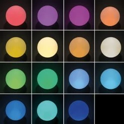 Solar Leuchtkugel 30 Cm Mit 16 Lichtfarben Solarleuchte Garten, Esotec 102891 -ESOTEC Shop 32224012 5