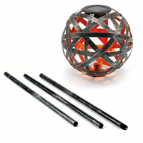 Metall Solarkugel Bahira 18cm Garten Deko LED Solarleuchte esotec 102836 Metall Solarkugel Bahira 18cm Garten Deko LED Solarleuchte Esotec 102836 -ESOTEC Shop 32514222 2