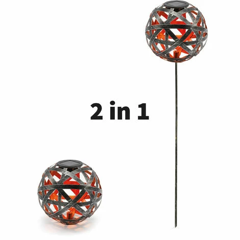 Metall Solarkugel Bahira 18cm Garten Deko LED Solarleuchte esotec 102836 Metall Solarkugel Bahira 18cm Garten Deko LED Solarleuchte Esotec 102836 -ESOTEC Shop 32514222 4