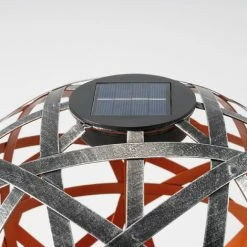 ESOTEC Metall Solarkugel Bahira 2er-Set 30 & 40 Cm Garten Deko LED Solarleuchte -ESOTEC Shop 32514251 3