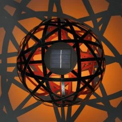 ESOTEC Metall Solarkugel Bahira 2er-Set 30 & 40 Cm Garten Deko LED Solarleuchte -ESOTEC Shop 32514251 5