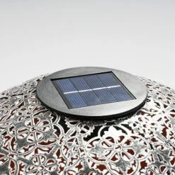 ESOTEC Metall Solarkugel Basima 2er-Set 30 & 40 Cm Garten Deko LED Solarleuchte -ESOTEC Shop 32514292 3