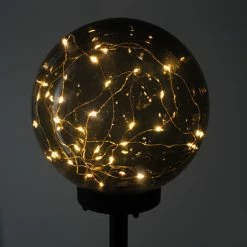 ESOTEC Magische Solarkugel Kyran 20 Cm Mit 30 LEDs Solarleuchte Garten, 102880 -ESOTEC Shop 32686470 5