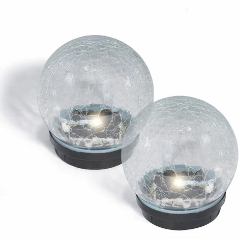 Solar Glaskugel 2er-Set Kristallzauber 15 cm warmweiß Garten esotec 102434 Solar Glaskugel 2er-Set Kristallzauber 15 Cm Warmweiß Garten Esotec 102434 -ESOTEC Shop 32713497 2