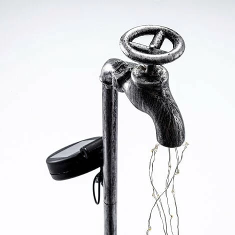 ESOTEC Solar Deko Wasserhahn 30 LED Lichterbündel Lichterkette Lampe Garten 102388 ESOTEC Solar Deko Wasserhahn 30 LED Lichterbündel Lichterkette Lampe Garten 102388 -ESOTEC Shop 32806928 3