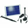 ESOTEC Solar Teichpumpe 10 Watt Solarmodul 610 L/h Förderleistung 1,5 M Förderhöhe Komplettset Gartenteich, 101013