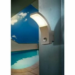 ESOTEC LED Design Wandleuchte SlimLine Mit Bewegungsmelder Anthrazit, Lichtfarbe 3000K Warmweiß 201150 -ESOTEC Shop 48733580 3