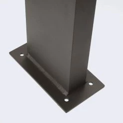 Moderne LED Wegeleuchte Mit Rundem Leuchtelement - Lichtfarbe Warmweiß 3000K - Leistung 11 Watt 900 Lm - (B X H X T): 225 X 600 X 32 Mm - Anthrazit Aluminium Pollerleuchte Esotec 201208 -ESOTEC Shop 48733685 3