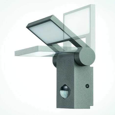 ESOTEC Moderne LED Sensor Außenwandleuchte Lichtfarbe warmweiß 3000K, Leistung 10 Watt 600 lm, Einstellbarer Bewegungsmelder max. 10m Reichweite, (B x H x T): 12 x 20 x 13 cm, Außen Wandlampe IP54 201160 ESOTEC Moderne LED Sensor Außenwandleuchte Lichtfarbe Warmweiß 3000K, Leistung 10 Watt 600 Lm, Einstellbarer Bewegungsmelder Max. 10m Reichweite, (B X H X T): 12 X 20 X 13 Cm, Außen Wandlampe IP54 201160 -ESOTEC Shop 48733686 3