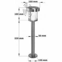 Esotec Solar PIR-Standleuchte "Ancona" 102400 -ESOTEC Shop 57501300 4