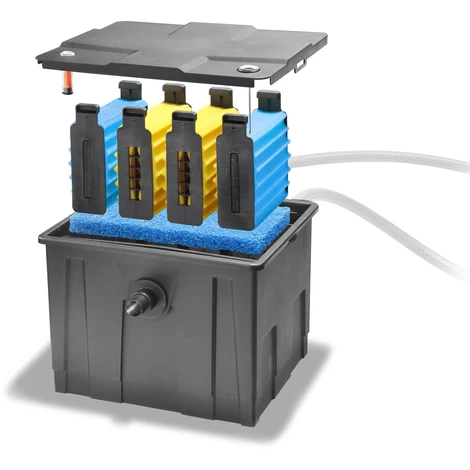 Teichfilter ES350 8000 l/h Teichgröße max. 12m3 Filter Gartenteich esotec 101090 Teichfilter ES350 8000 L/h Teichgröße Max. 12m3 Filter Gartenteich Esotec 101090 -ESOTEC Shop 6267440 5