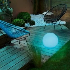 Solar Leuchtkugel 50cm Solarlampe Gartenleuchte Solarkugel LED, Esotec 106026 -ESOTEC Shop 6267502 3