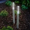 Solar Design Leuchtstäbe Twin 2er Set Gartenleuchte Solarleuchte, Esotec 102064
