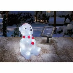 Solar Leuchtbär Winterdekoration Weihnachtsdeko Außenbeleuchtung, Esotec 102123 -ESOTEC Shop 6267611 3