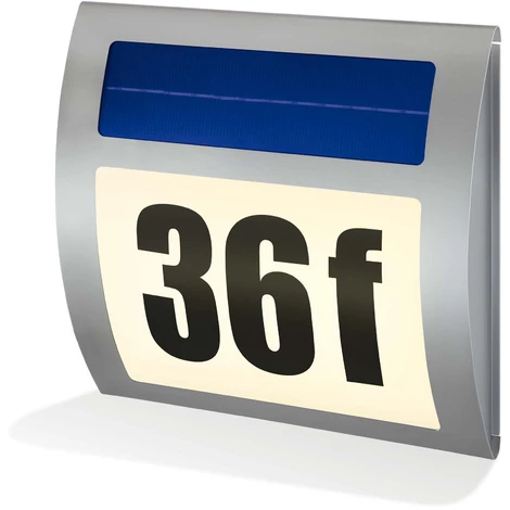 Solar Hausnnummer Wave 2800K Solarleuchte Hausnummernleuchte LED, esotec 102035 Solar Hausnnummer Wave 2800K Solarleuchte Hausnummernleuchte LED, Esotec 102035 -ESOTEC Shop 6267686 2