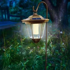 Solar Hängeleuchte Tivoli LED Solarleuchte Laterne Solarlampe, Esotec 102065