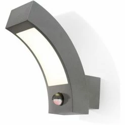 LED Wandleuchte Line PIR Wandlampe Außenleuchte Bewegungsmelder Esotec 105197