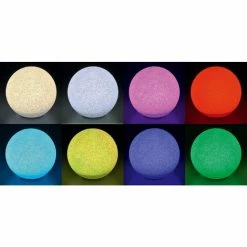 Solar Leuchtkugel 50cm Steinoptik Solarlampe Gartenleuchte Granit, Esotec 106022 -ESOTEC Shop 6267709 5