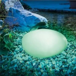 Solar Leuchtstein 7 Lichtfarben Steinleuchte Garten Solarleuchte, Esotec 106102 -ESOTEC Shop 7054674 3