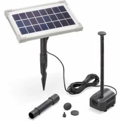 Solar Teichpumpe 3,5W 200l/h Solarpumpe Gartenteich Springbrunnen Esotec 101907