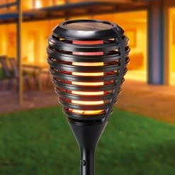 Solar Fackel 2er-Set Flammeneffekt Gartenfackel Solarlampe Garten Esotec 102483 2 Solar Fackel 2er-Set Flammeneffekt Gartenfackel Solarlampe Garten Esotec 102483 -ESOTEC Shop 9358979 3