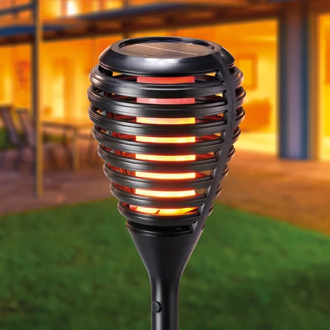 Solar Fackel 2er-Set Flammeneffekt Gartenfackel Solarlampe Garten esotec 102483 Solar Fackel 2er-Set Flammeneffekt Gartenfackel Solarlampe Garten Esotec 102483 -ESOTEC Shop 9358979 3