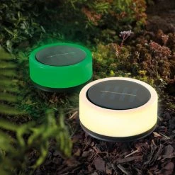 Elegante Solarleuchte 8er-Set Warmweiß RGB Dekoleuchte LED Garten Esotec 102090 -ESOTEC Shop 9376407 3