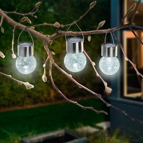 Solar Hängeleuchten 3er Set Glasmosaik Solarleuchten Glasleuchten esotec 102308 Solar Hängeleuchten 3er Set Glasmosaik Solarleuchten Glasleuchten Esotec 102308 -ESOTEC Shop 9391641 1